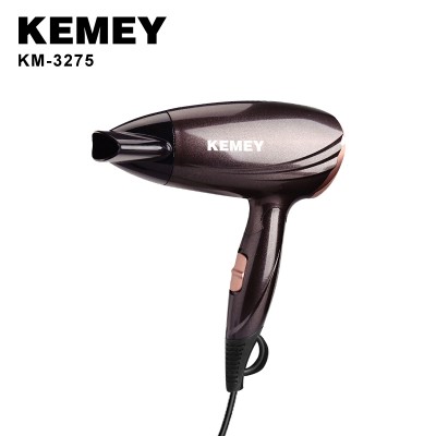 KEMEY KM-3275 Hot Portable Hair Dryer Folding Foldable Compact Blower