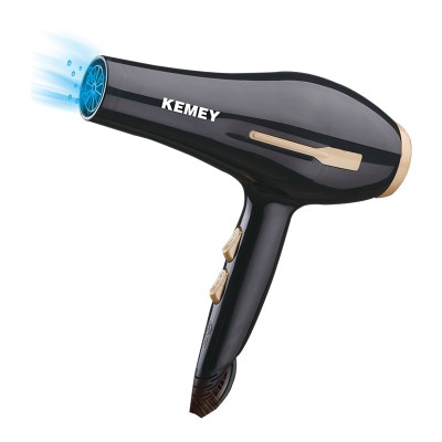 KEMEY KM-2378 New Design Hair Dryer for Hairdresser Professional Negative Ion Blow Dryer Hot/Cold Wind