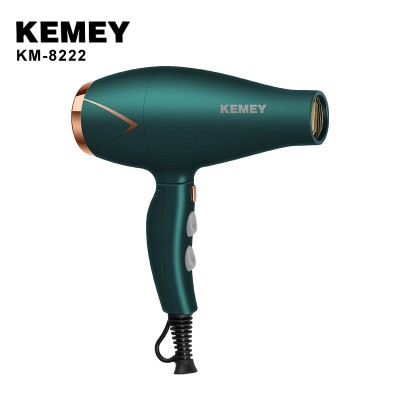 KEMEY KM-8222 Foldable Compact Hair Dryer Hot And Cold Air Combo Hair Dryer Hot And Cold Balance Does Not Hurt The Hair Dryer